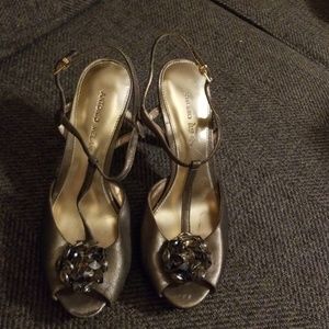 Gold Antonio Melani Dress Sandals